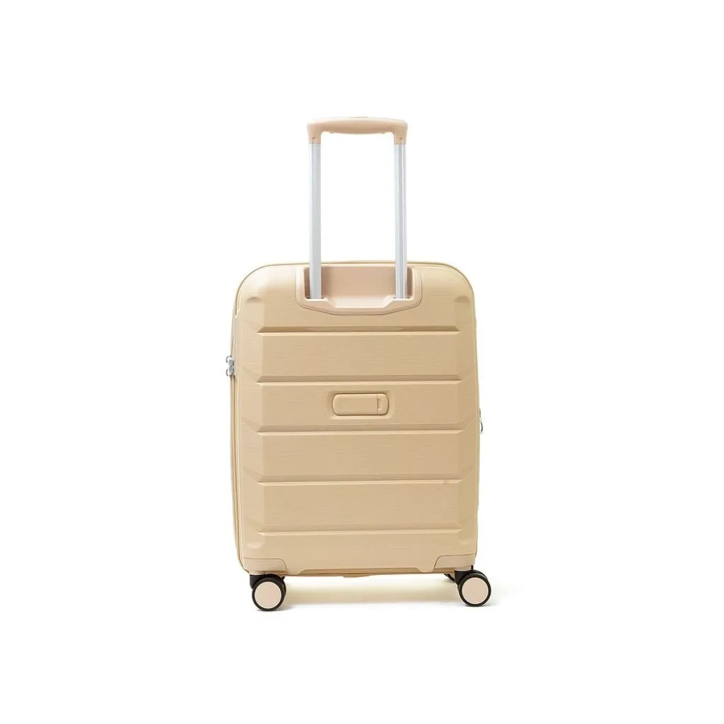 Rock Tulum 3 Piece Set Expander Hardsided Luggage - Beige