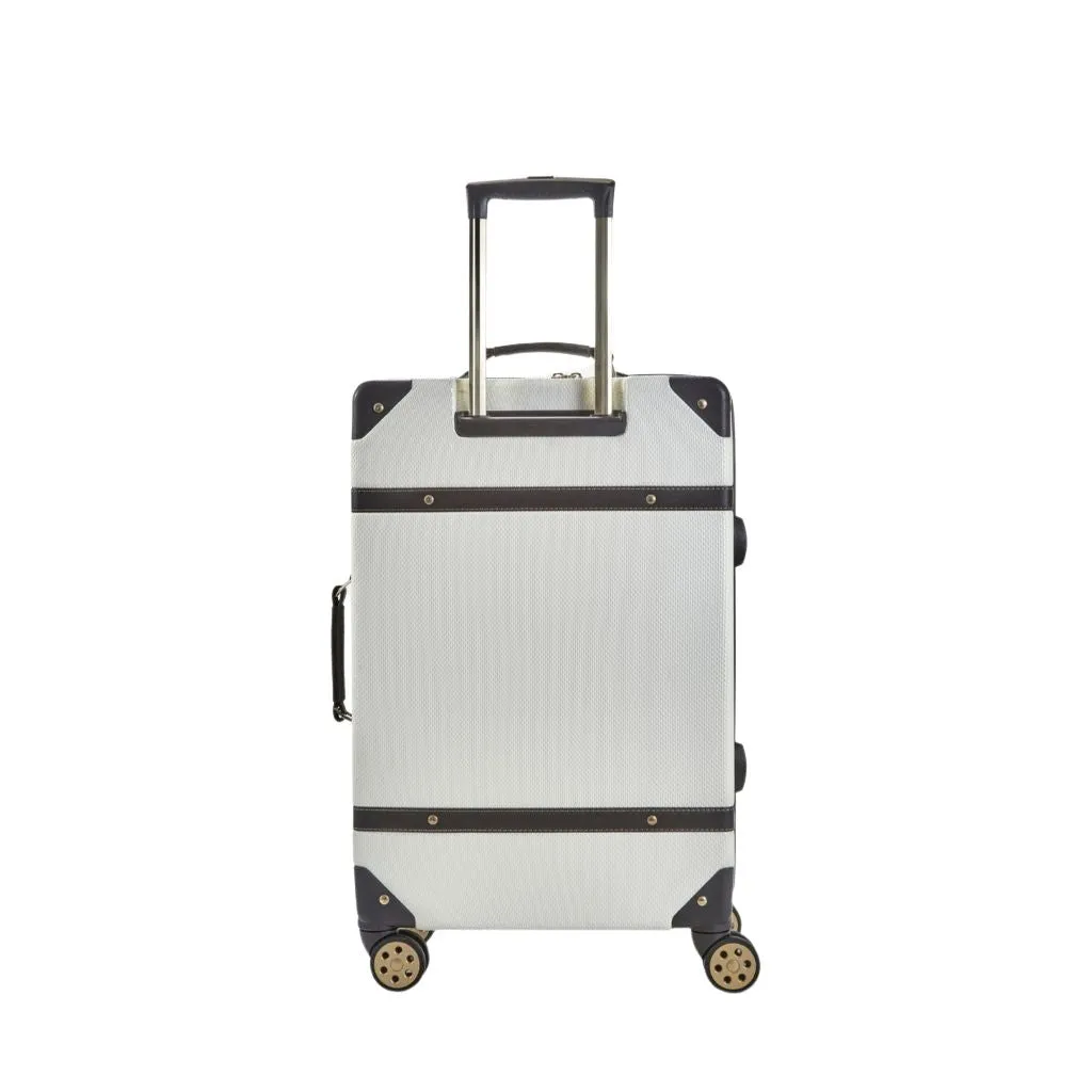 Rock Vintage 67cm Medium Hardsided Luggage - Cream