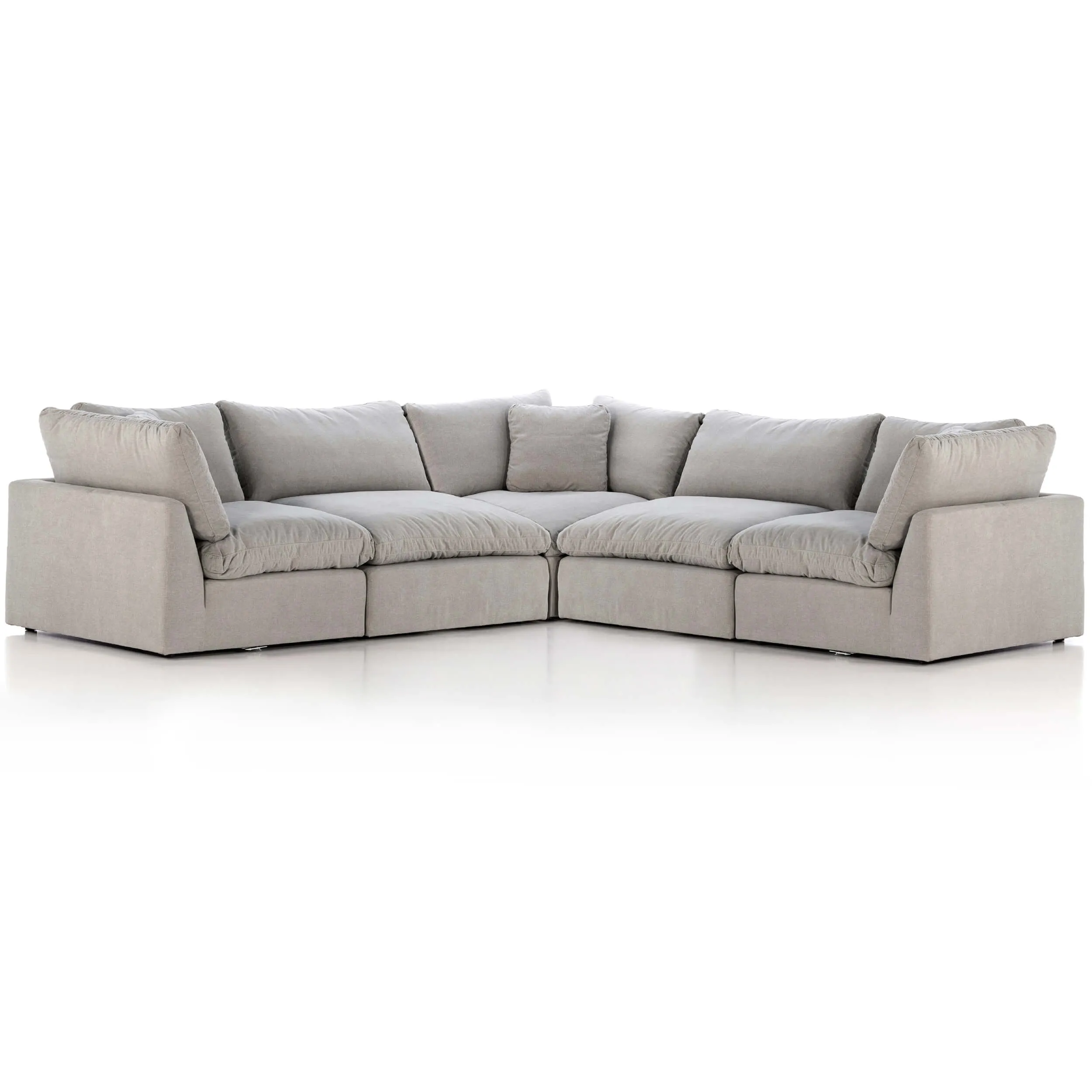 Stevie 5 Piece Sectional, Destin Flannel