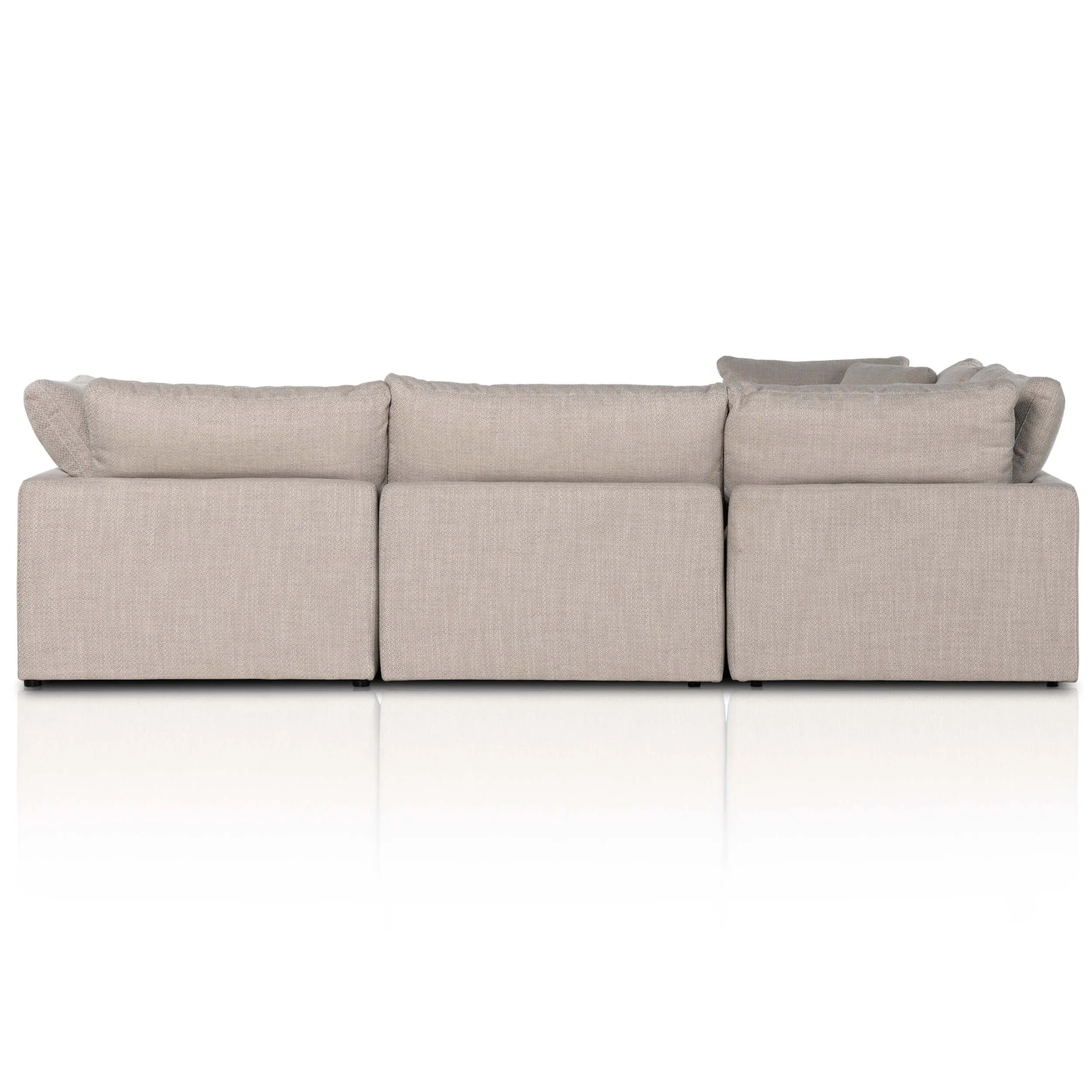 Stevie 5 Piece Sectional w/ Ottoman, Gibson Wheat