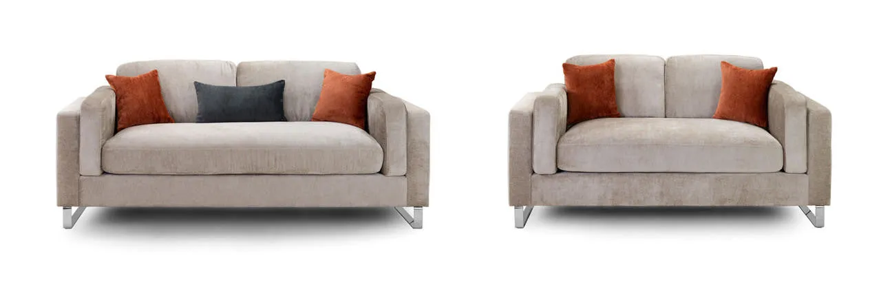 Surrey Sofa - Beige 3 2 Set - 212 x 182 CM