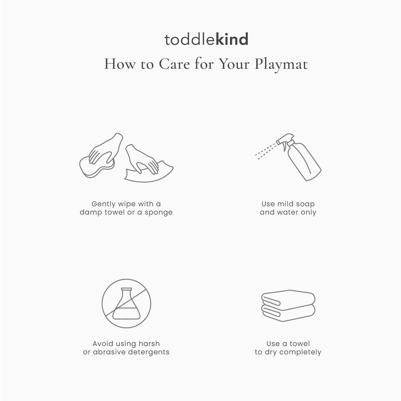 Toddlekind Premium Foam Playmats | Kyte - Wheat