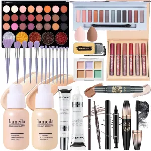 Ultimate All-in-One Makeup Collection for Women and Teens - Perfect Gift for Beginners and Pros