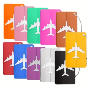 Vibrant Aluminium Luggage Tags with Name ID Cards  Accessories