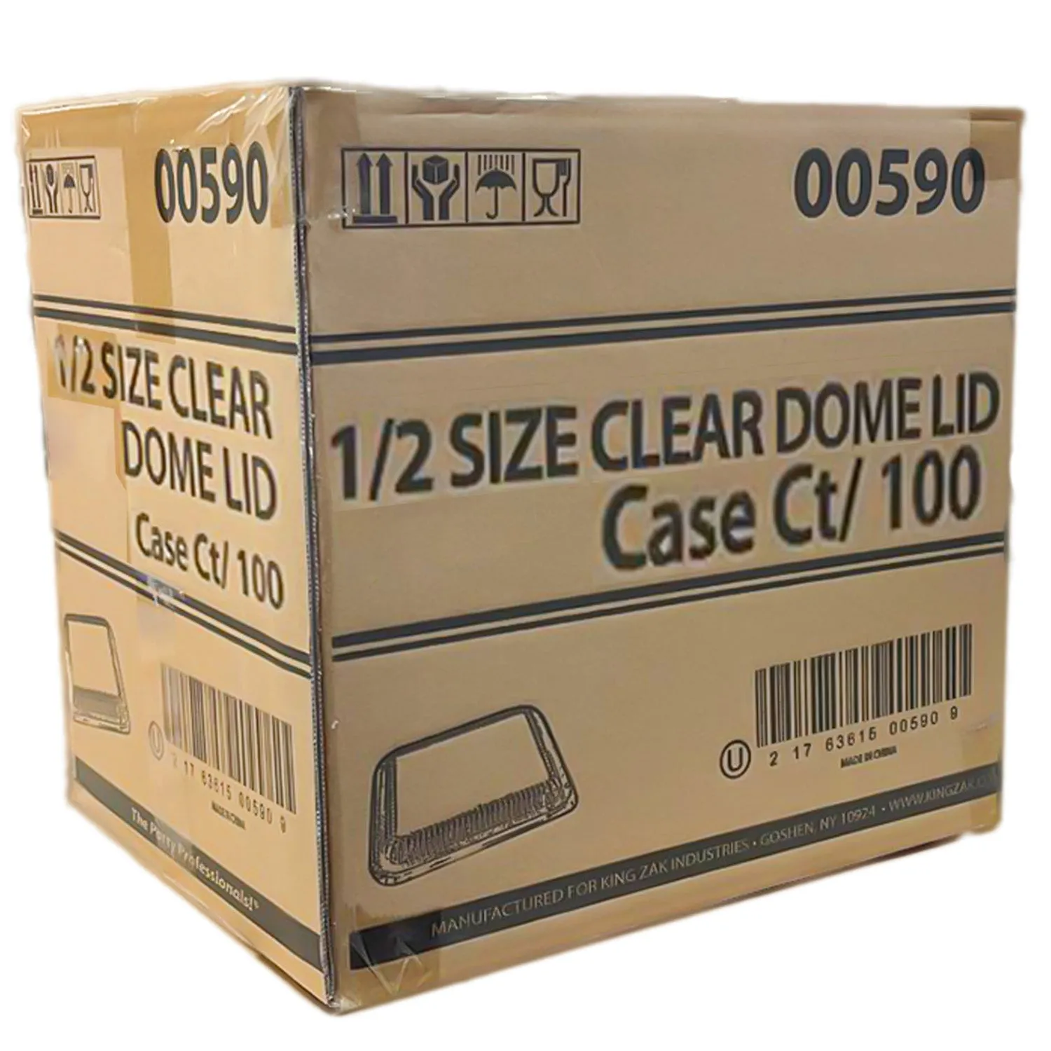 *WHOLESALE* Dome Lids for 9" x 13" Half Size Aluminum Foil Pan | 100 ct/Case