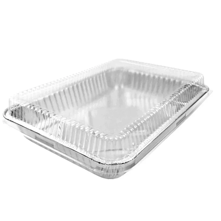 *WHOLESALE* Dome Lids for 9" x 13" Half Size Aluminum Foil Pan | 100 ct/Case