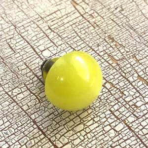 Yellow Moonglow Dot Lapel Pin